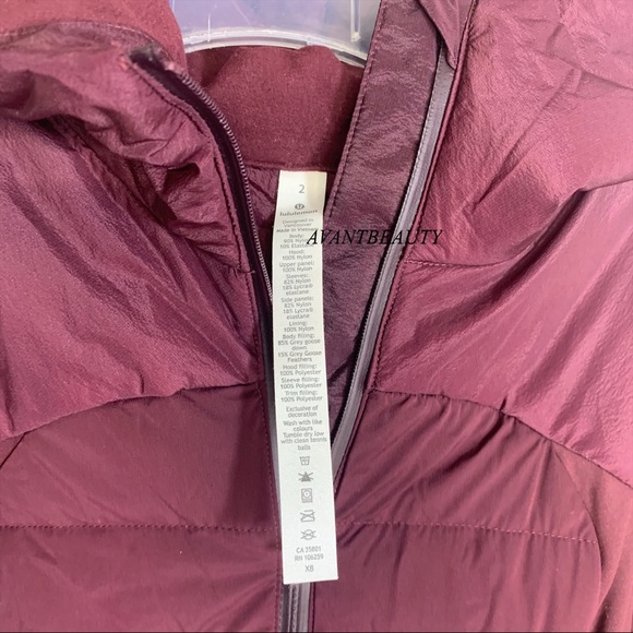 🔸 Lululemon down for it all jacket DKAD adobe new - Picture 5 of 12
